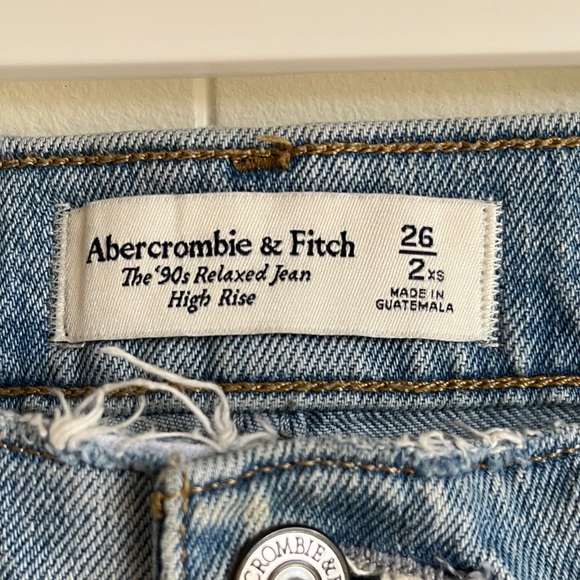 Abercrombie & Fitch Light Blue Straight Leg Jeans - Picture 10 of 15